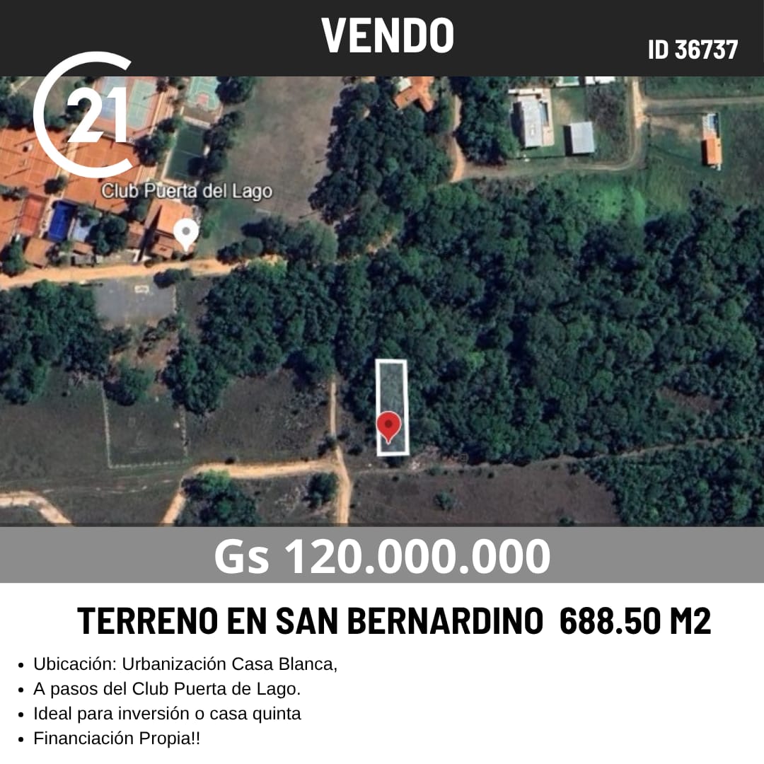 VENDO TERRENO EN LA URBANIZACIÓN CASA BLANCA SAN BERNARDINO — foto 2