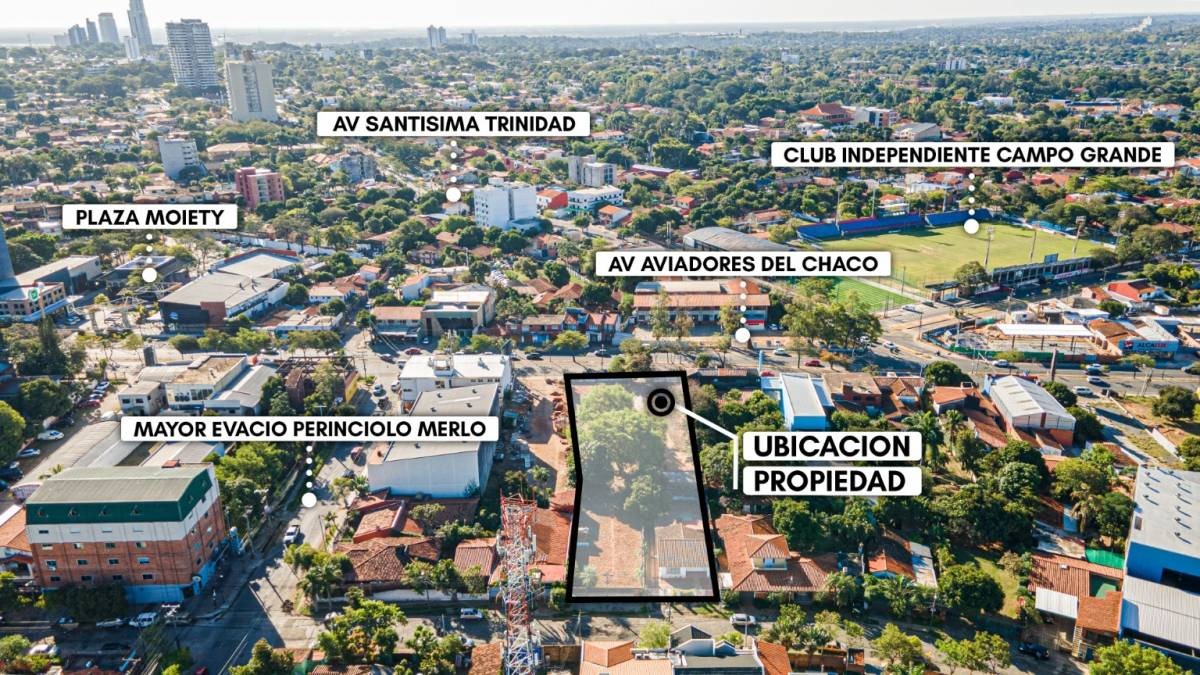EN VENTA TERRENO EN SAN JORGE, ASUNCION SOBRE AVDA. AVIADORES DEL CHACO — foto 3