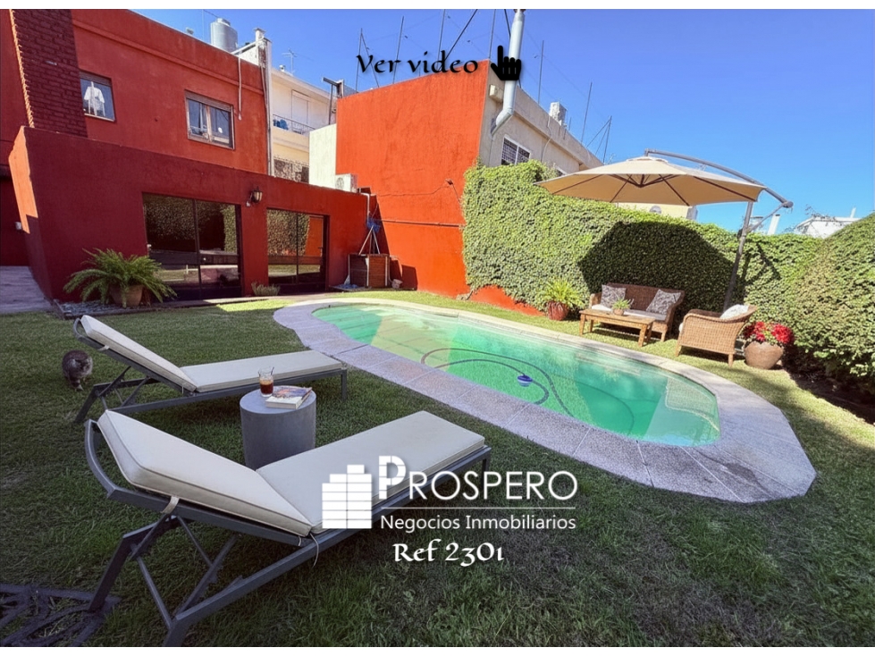 2301/P VENTA CASA 3 DORM PARQUE BATLLE cochera fondo piscina