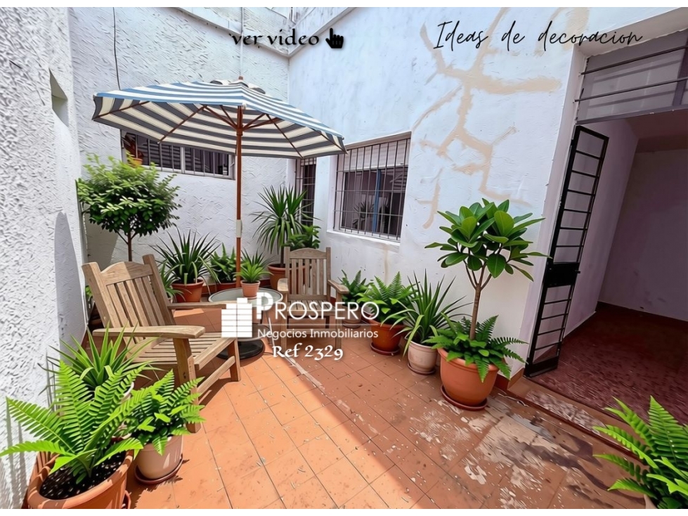 2329/P/1 venta casa tipo apto 2 dorm pocitos garaje patio