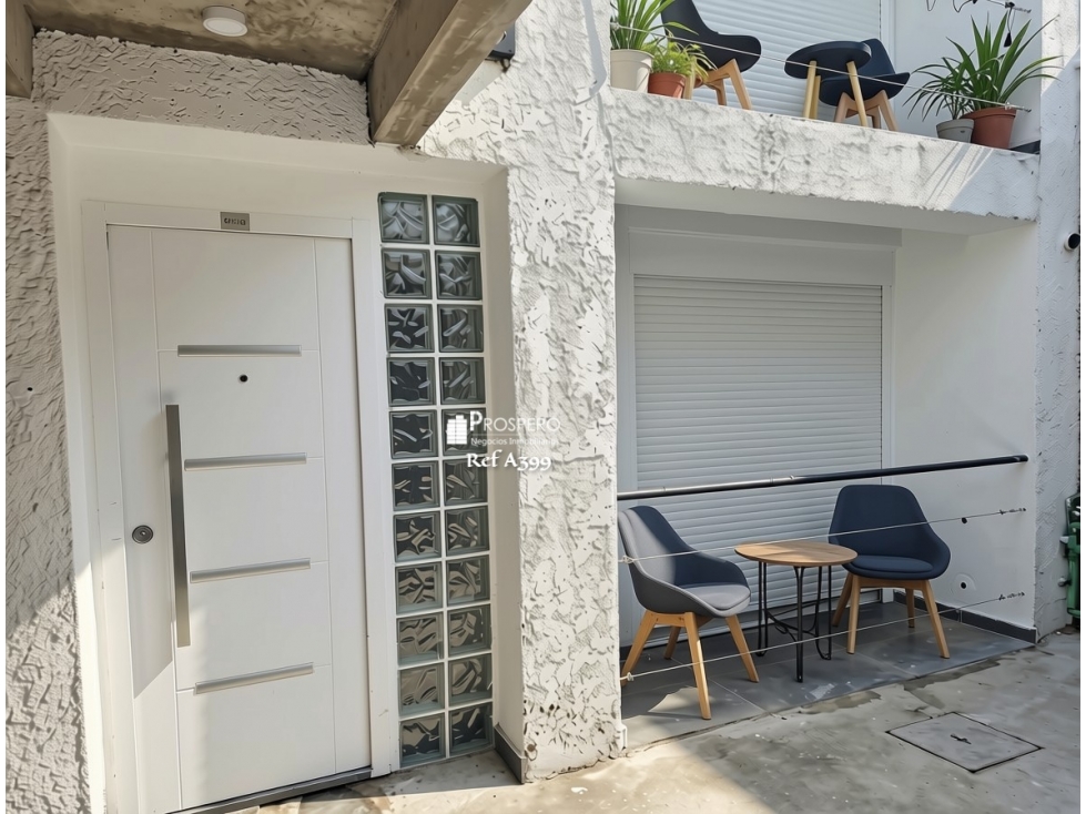 a399/1 alquiler apto 1 dorm Aguadac/balcon