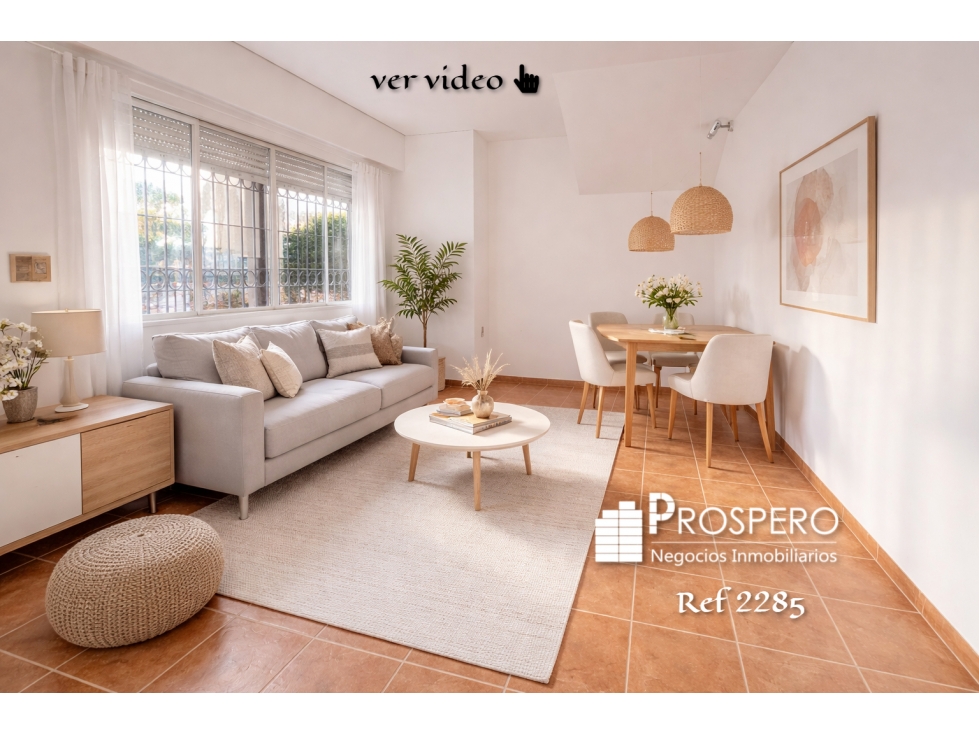 2285/p venta casa 2 dorm Malvin jardin/patio