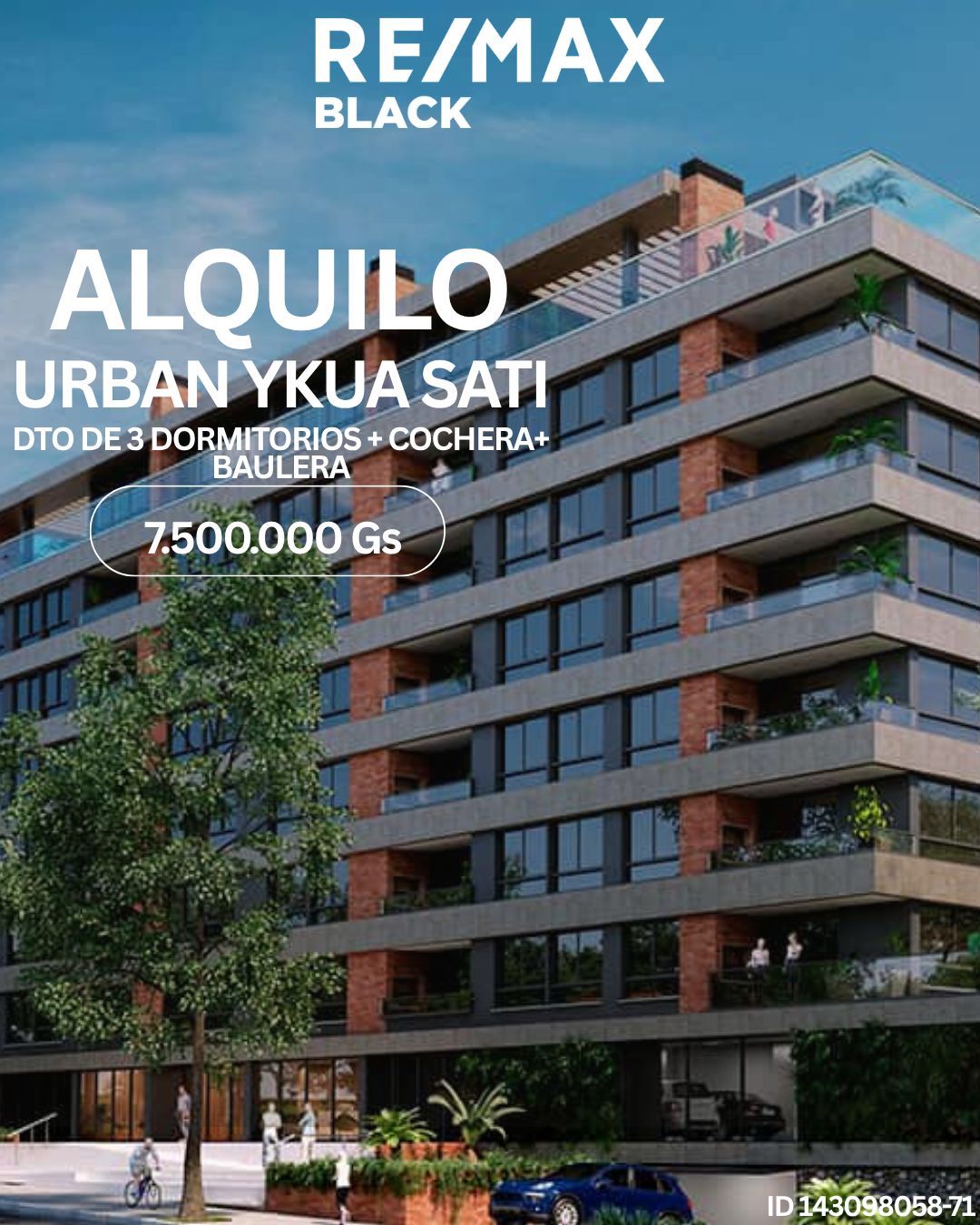 Departamento en alquiler en Ycuá Satí