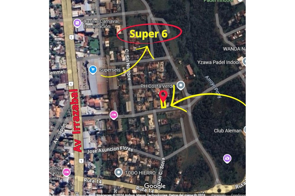VENDO AMPLIA CASA EN ENCARNACION — foto 3