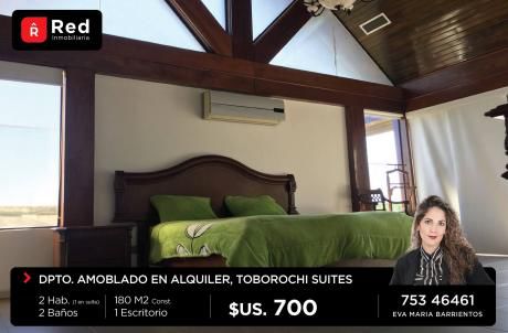 Departamento Amoblado En Alquiler En Toborochi Suites 700$