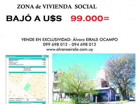 #terrreno La Blanqueada Zona V.I.s.