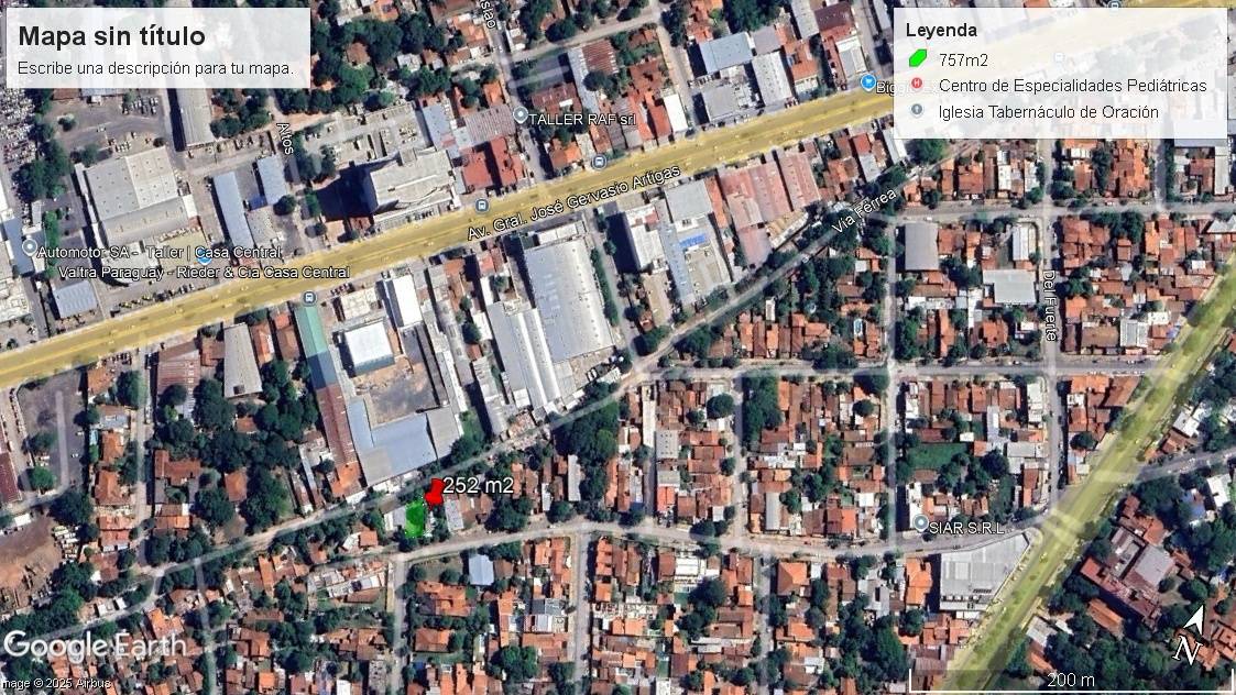 Terreno 252 m² sobre San Salvador | Barrio Jara — foto 2