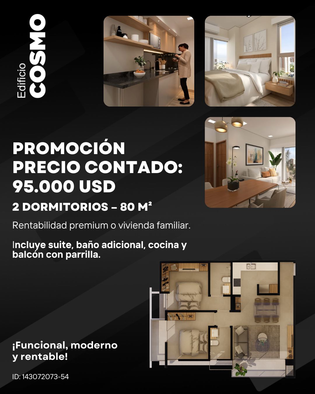 Departamento en venta en Las Mercedes, Asunción — foto 2