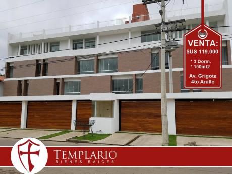 Av. Grigota 3er Y 4to Anillo - Venta: 119.000$ - 150mt2 De Superficie
