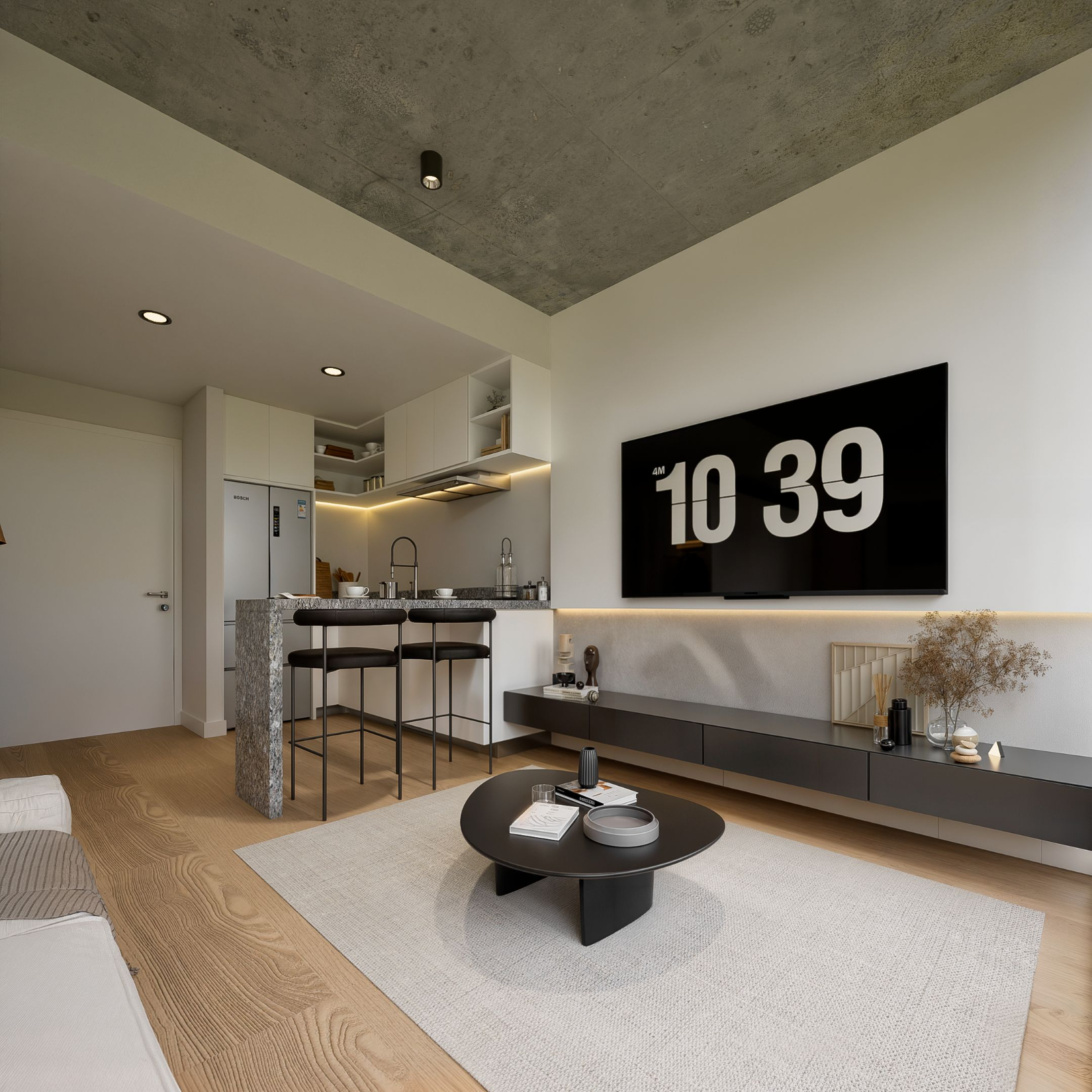 vendo Monoambiente en pozo zona eje corporativo Bo. Ykua Sati cerca de shoppings, a entregar en 2026 — foto 3