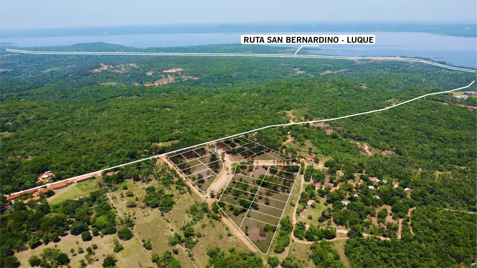 VENDO TERRENOS EN SAN BERNARDINO- Zona alta de Ciervo Cuá, Vista privilegiada — foto 2