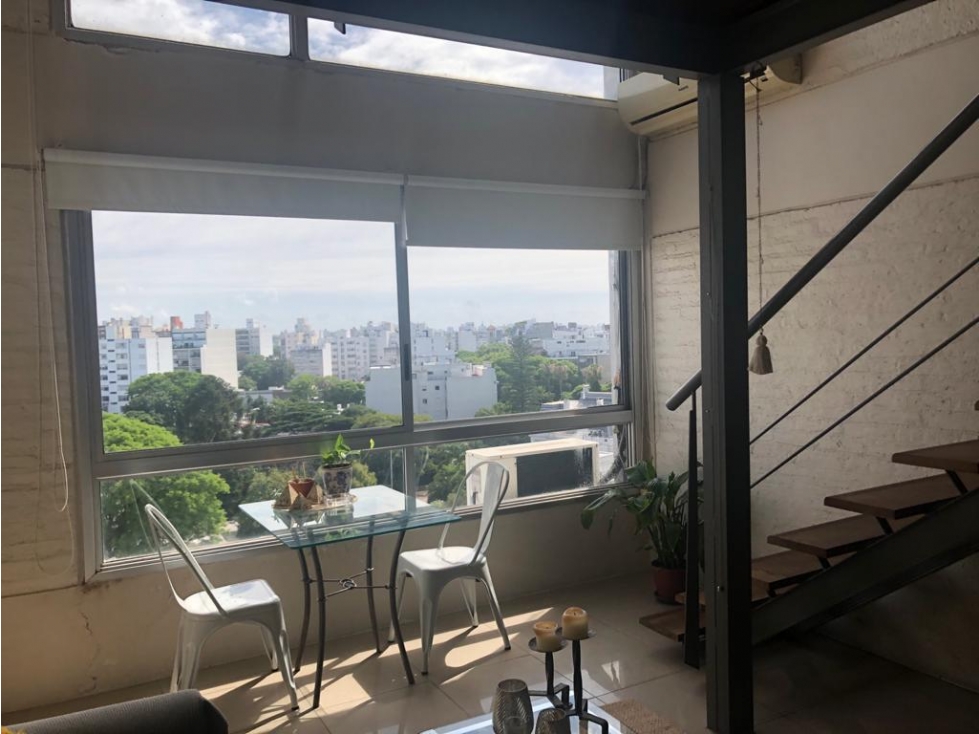 POCITOS, un dormitorio, equipado totalmente.