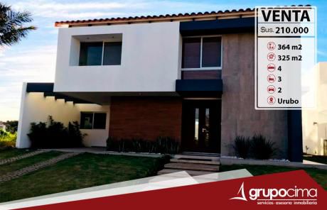 Amplia Y Lujosa Casa En Venta En El Urubo !!