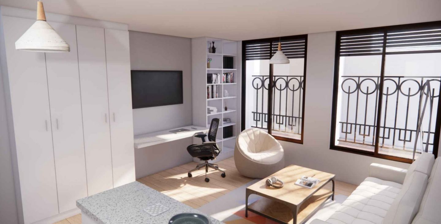 Alquiler Apartamento 1 dormitorio en centro - Detalle