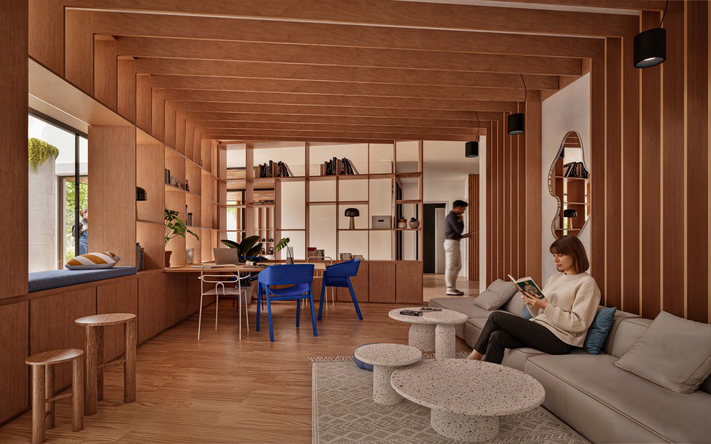 Alquiler Apartamento monoambiente con terraza en La Blanqueada. · Foto 12
