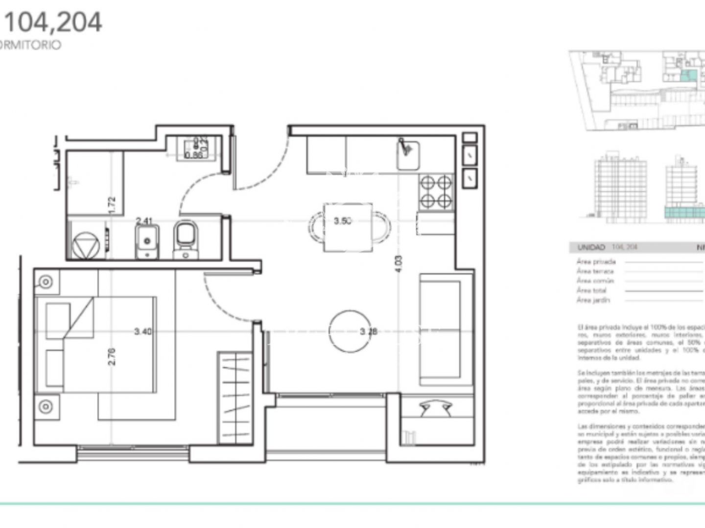 Departamento en alquiler de 2 ambientes en La Blanqueada · Foto 12