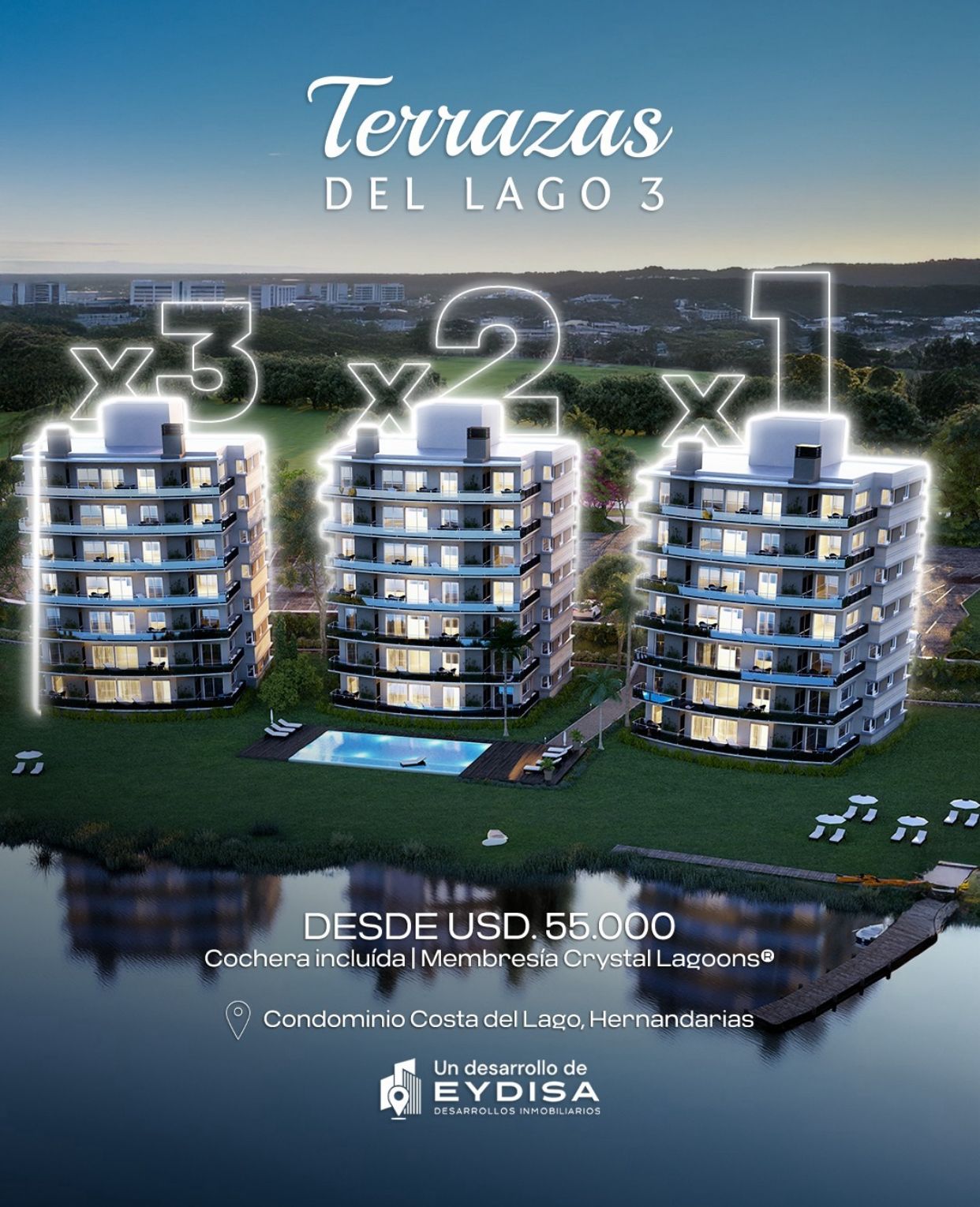Departamento en pozo TERRAZAS DEL LAGO — foto 3