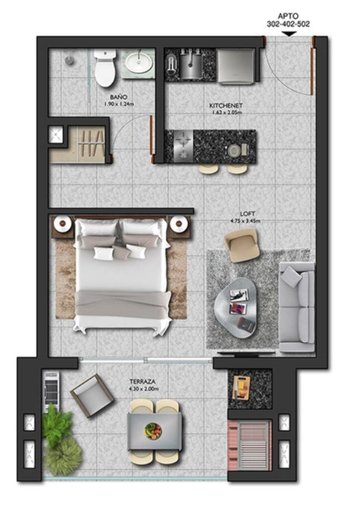 VENDO DPTOS EN POZO ZONA EJE CORPORATIVO — foto 3