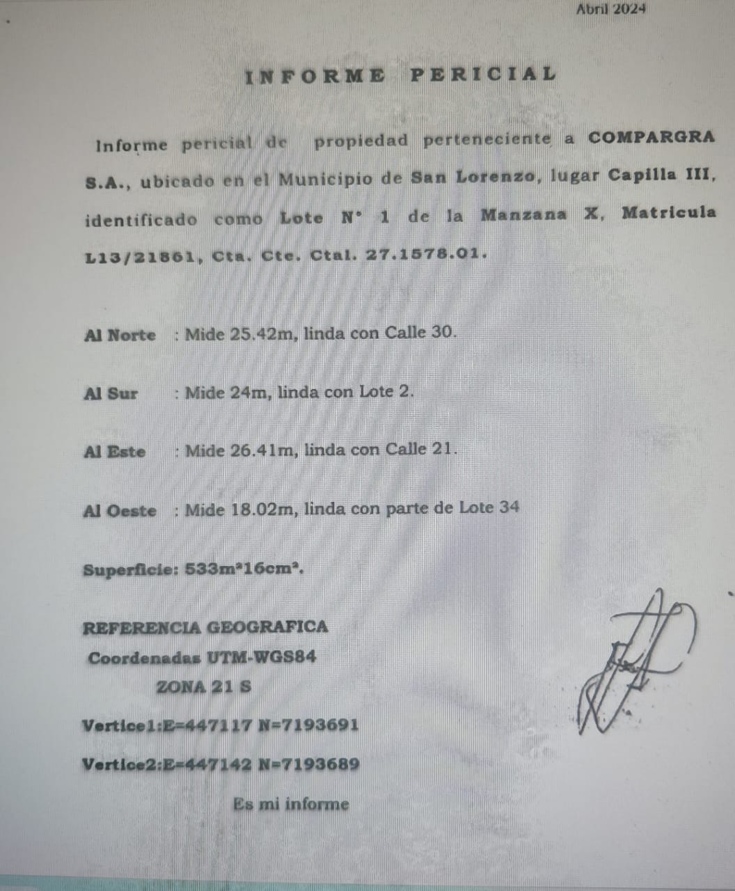 Venta De Terreno En Esquina – San Lorenzo (zona Palacio De Justicia) — foto 2