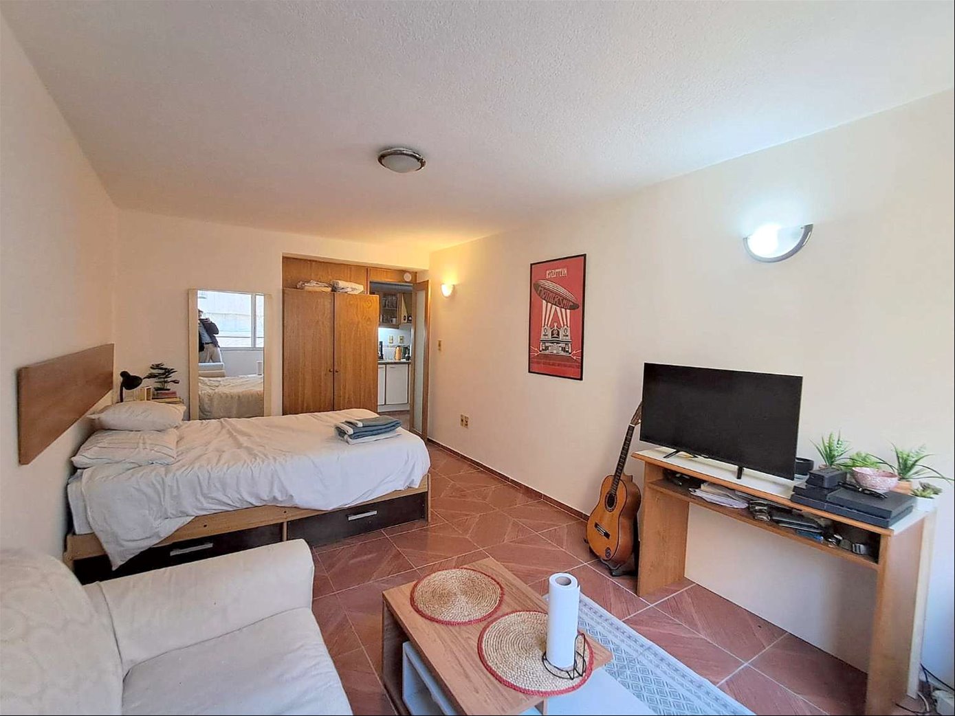 Alquiler Apartamento Pocitos Monoambiente 1 Baño Muebles · Foto 3