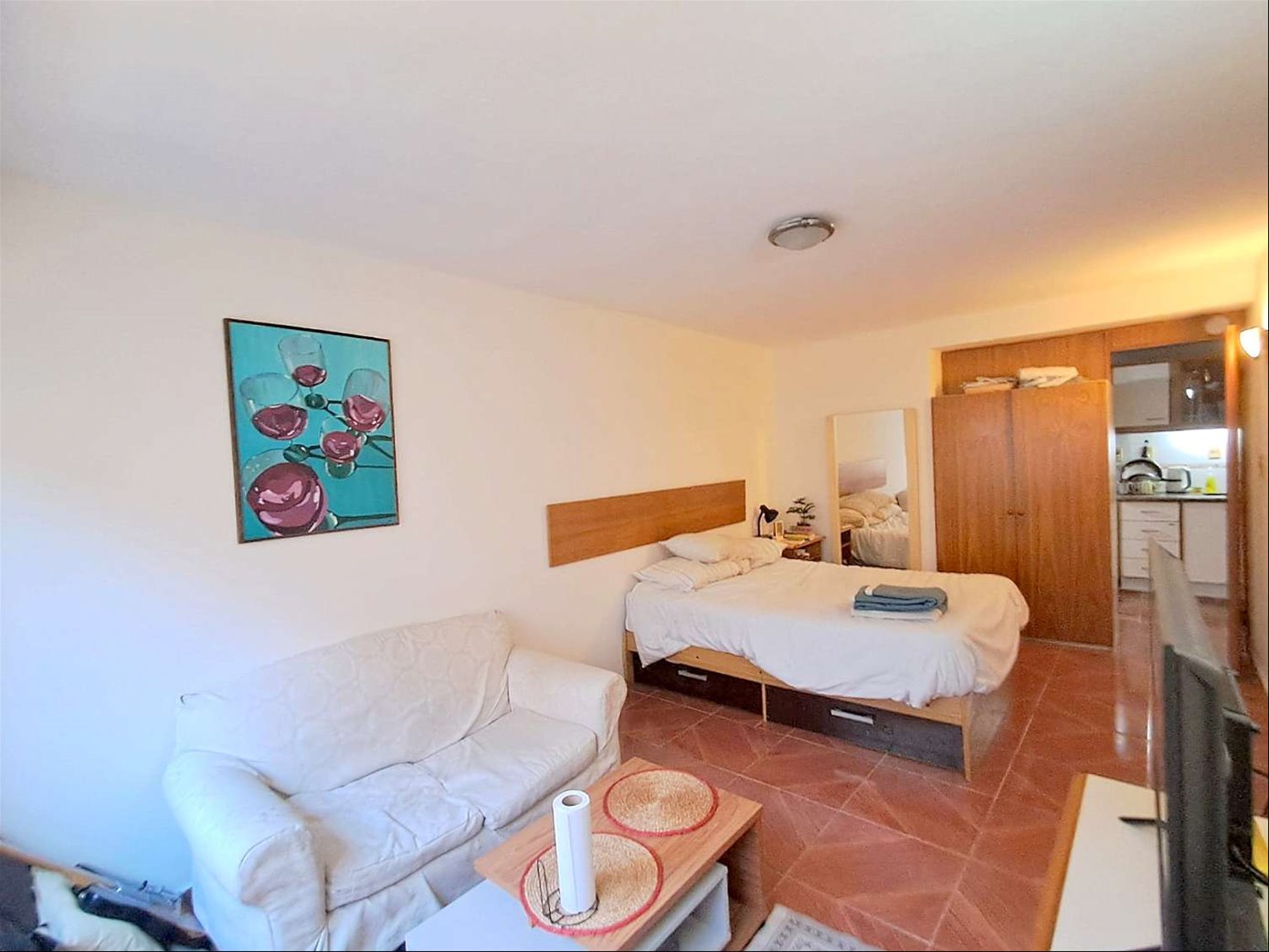 Alquiler Apartamento Pocitos Monoambiente 1 Baño Muebles · Foto 4