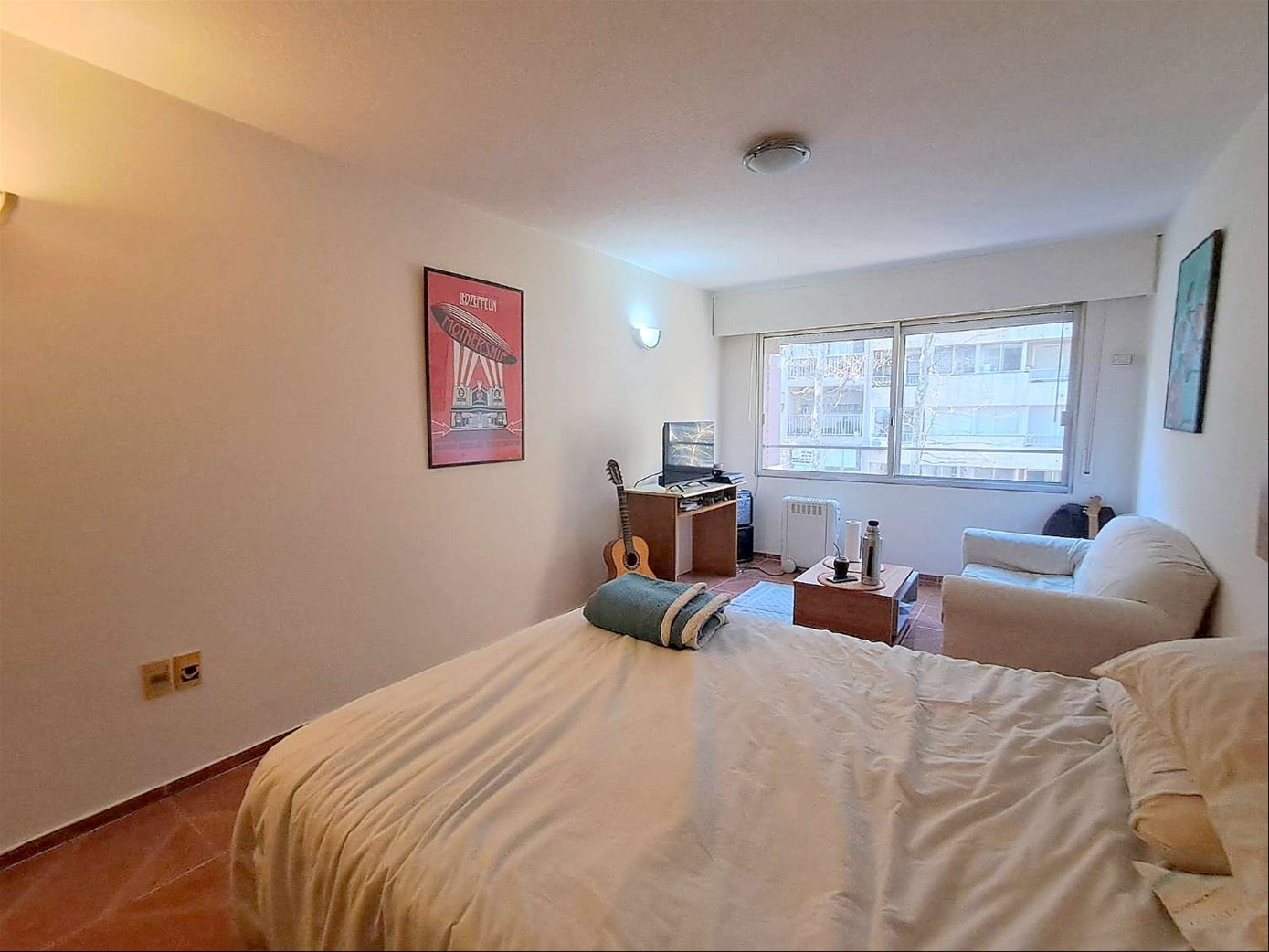 Alquiler Apartamento Pocitos Monoambiente 1 Baño Muebles · Foto 1