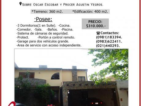 Vendo Casa En Barrio Los Mangales!