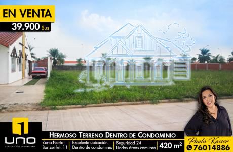Lote De Terreno En Condominio Zona Norte