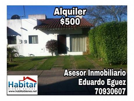 Casa En Alquiler En Condominio Zona Sur