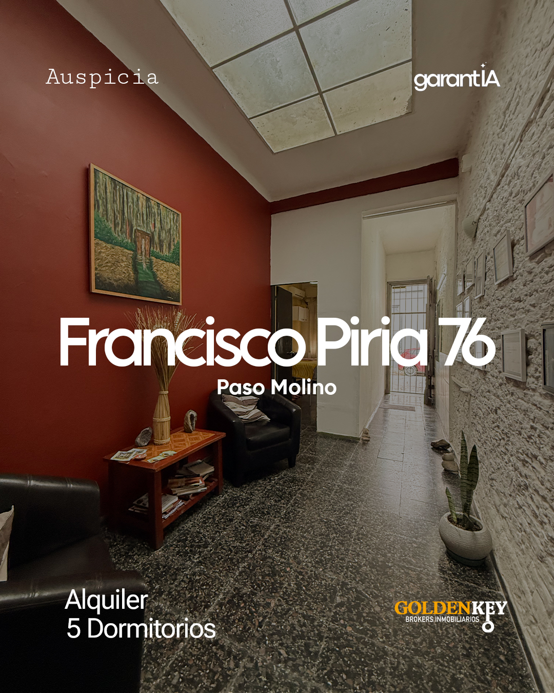 Alquiler Casa Duplex o Local Comercial 5 Dormitorios 2 baños barrio Paso Molino