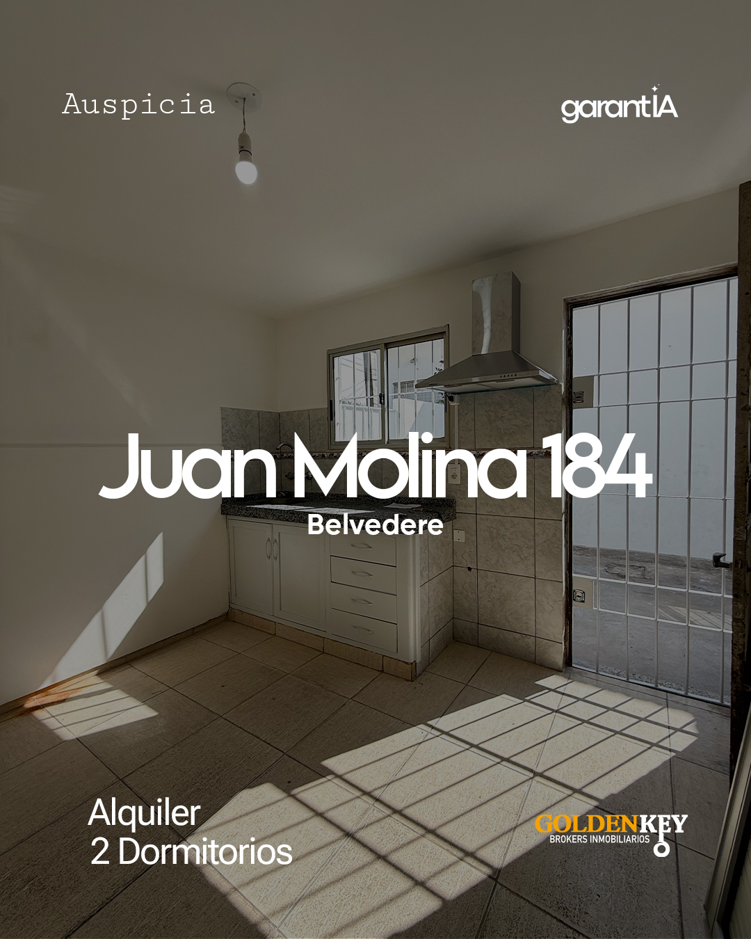 Alquiler Casa 2 Dormitorios patio y galpón barrio Belvedere