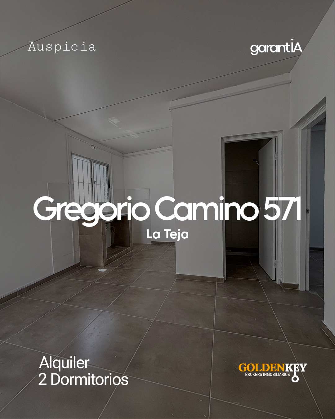Alquiler Apartamento 2 Dormitorios y patio barrio La Teja · Foto 1