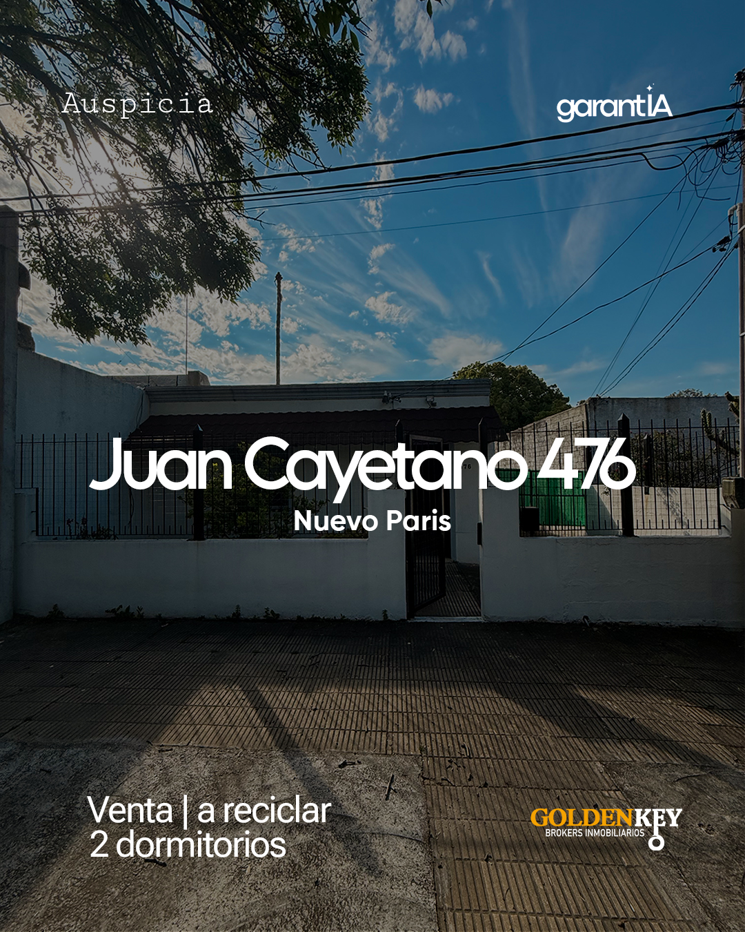 Venta Casa a reciclar 2 dormitorios patio y galpón barrio Nuevo Paris