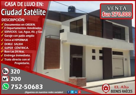 Por Ocasión Vendo Linda Casa En Ciudad Satelite A Precio De Remate