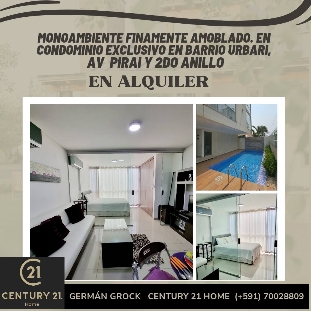 Monoambiente en alquiler en Oeste
