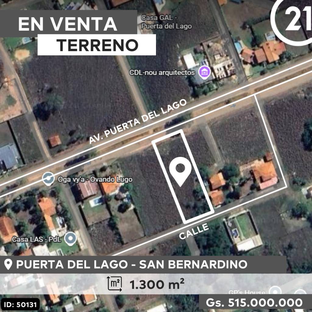 VENDO TERRENO DE 1.300M2 EN PUERTA DEL LAGO — foto 2