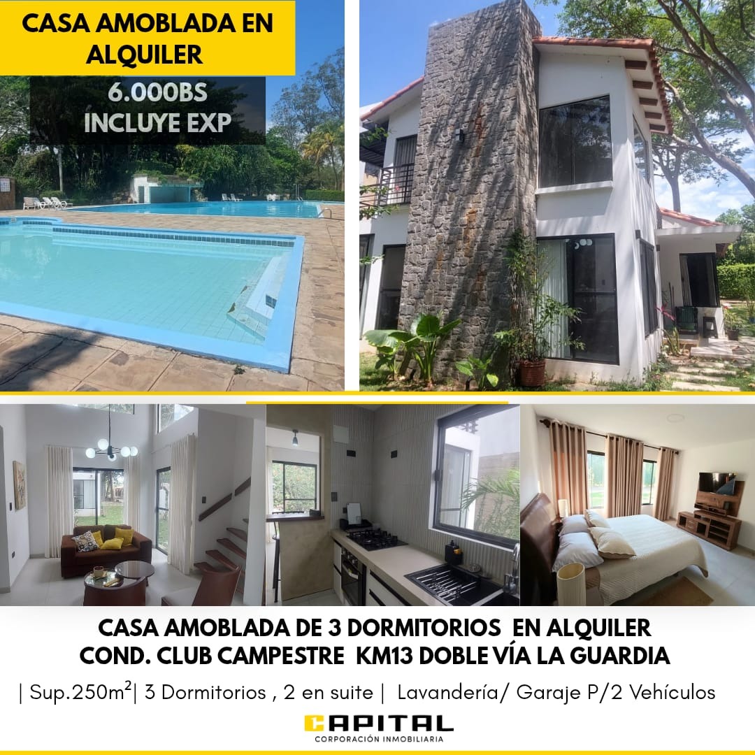 Casa en alquiler en Sur