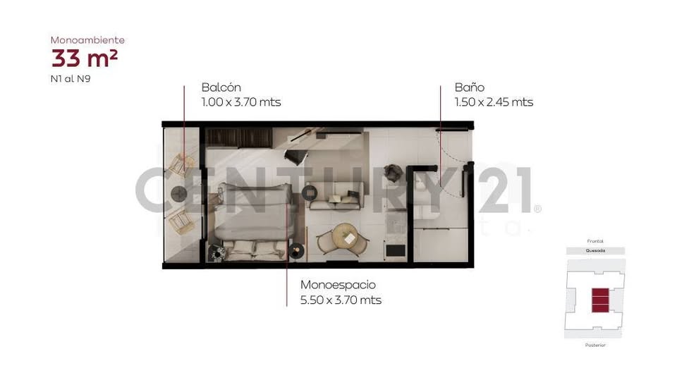 Vendo departamentos en pozo en Recoleta a una cuadra del shopping Mariscal — foto 2