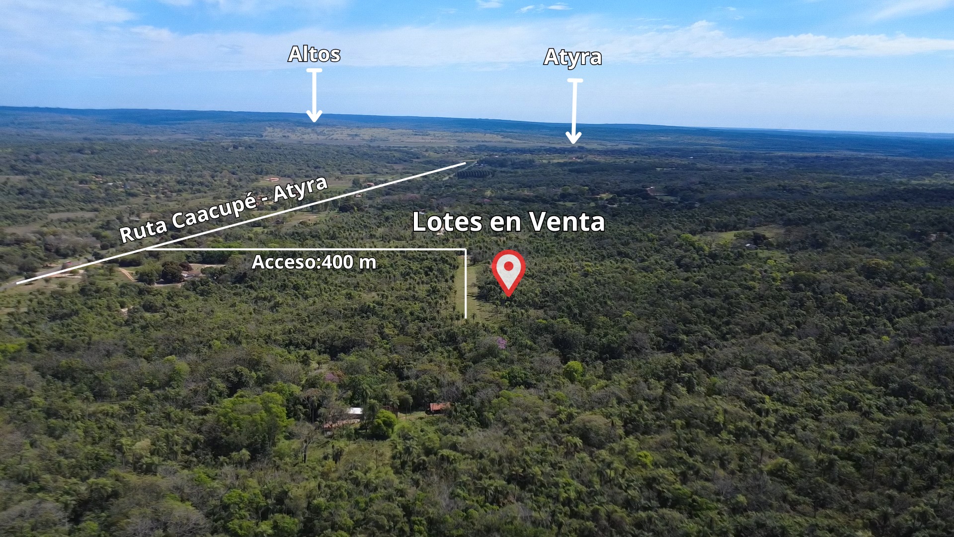 En venta lotes para casa quinta en Atyra — foto 3