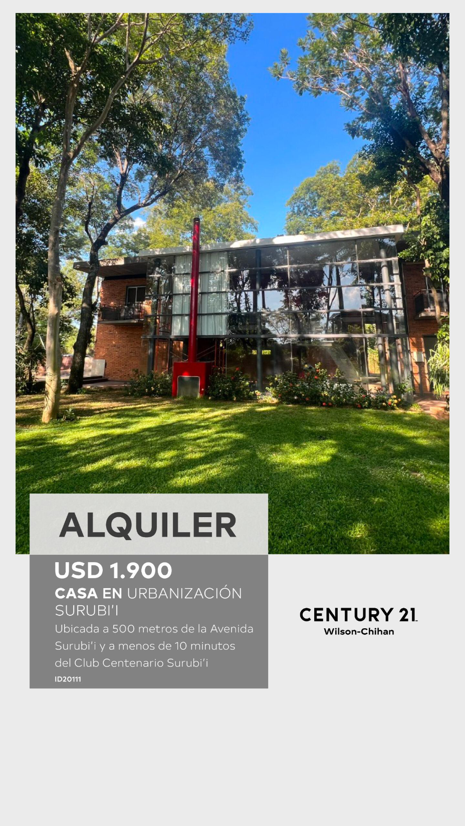 Moderna casa en alquiler , ubicada en el Club de Campo Surubi’i — foto 3