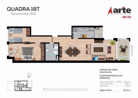Viví Cerca De Todo! 2 Dorm, Cocina Definida, Terrazas!