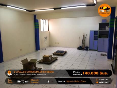 En Venta 2 Locales Comerciales (a La Calle En Interior) Próximo Prado