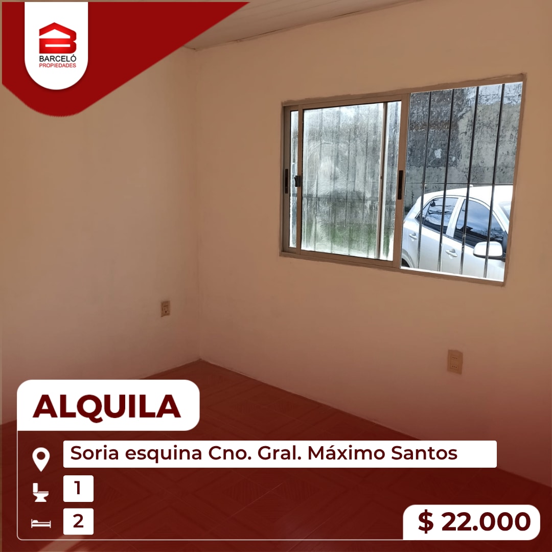 Alquiler Apartamento 2 dormitorios en barrio Sayago con cochera $22000