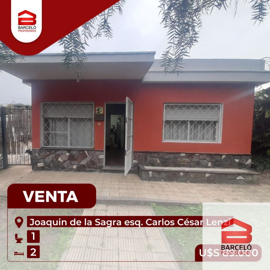 Casa 2 dorm. en Joaquin de la Sagra esq. Carlos Cesar Lenzi U$S89000