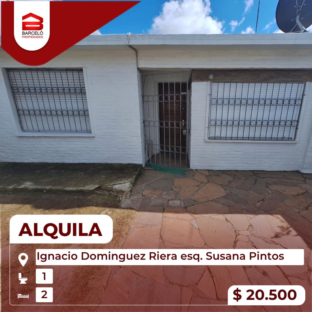 Casa en alquiler c/ cochera en Maroñas