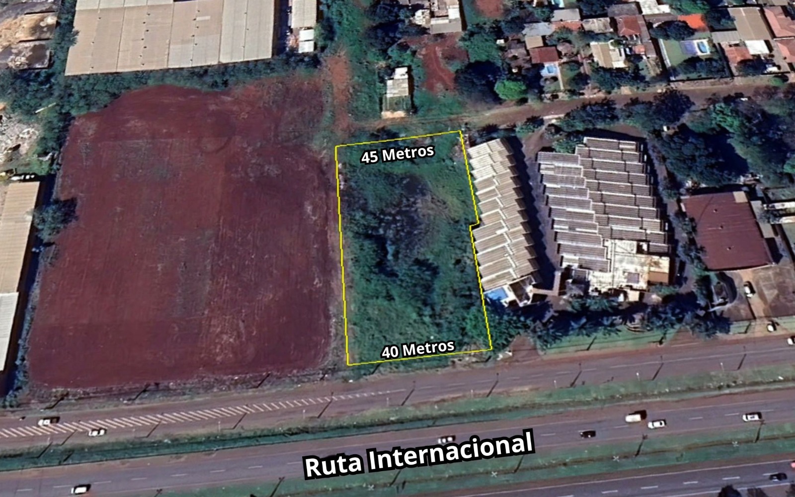 Vendo terreno sobre ruta en CDE con salida a dos calles — foto 2