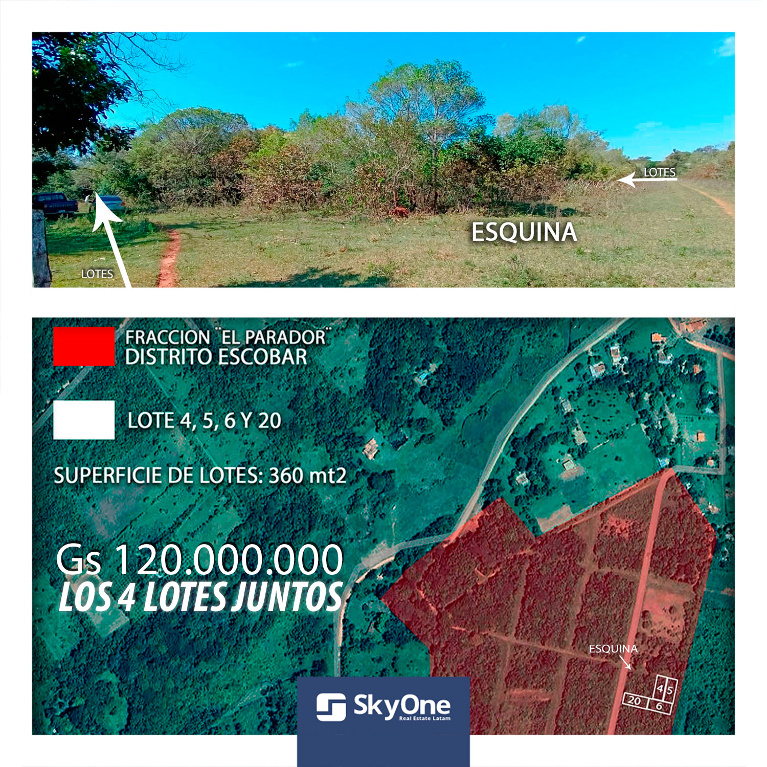 En Venta 4 terrenos JUNTOS — foto 2