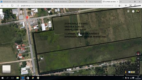 Chacra 5 Has A Mts Perimetral Sobre Mendoza Y Salida A O.rodriguez