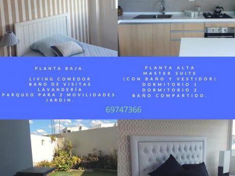 Casa En Anticretico Dentro De Condominio
