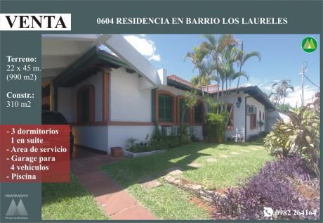 0604 Residencia En Barrio Los Laureles